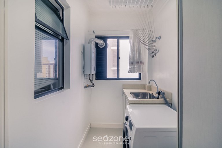 Apto 3Q c/ churrasqueira a 170m da Praia TSF1302