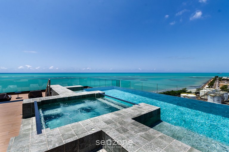 Conforto c/ Piscina na Orla - Maceió NWT1222