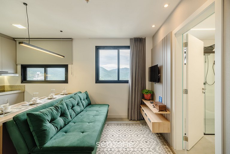 Apto c/ piscina vista mar 280m da praia MHF2001