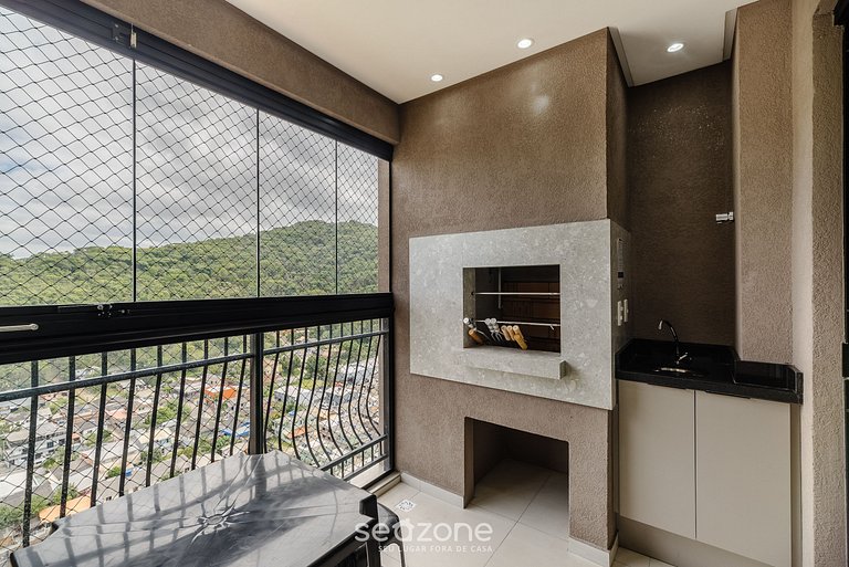 Apto 2Q c/ churrasq. a 750m da praia RVN2003