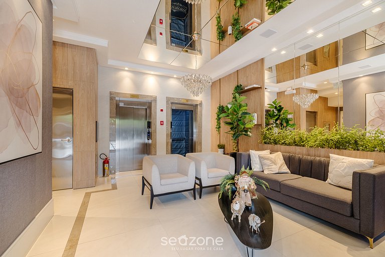 Apto 2Q c/ churrasq. a 750m da praia RVN2003