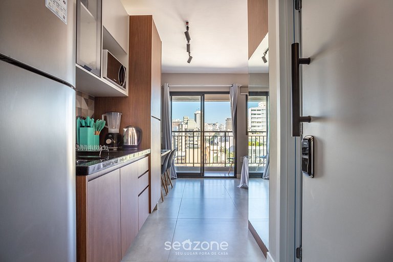 Hermoso estudio con jacuzzi en São Paulo ISC1511