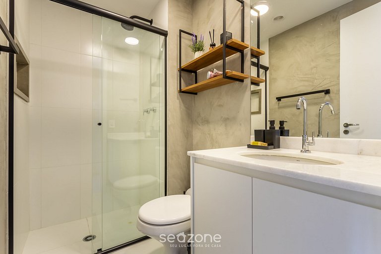 Hermoso estudio con jacuzzi en São Paulo ISC1511