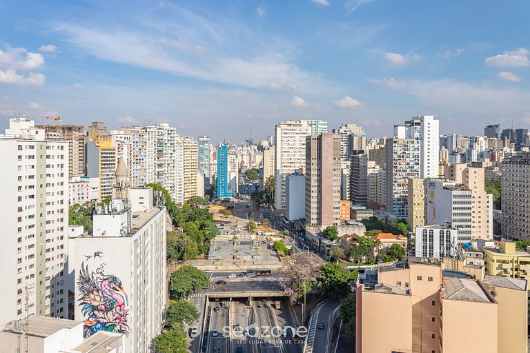 Hermoso estudio con jacuzzi en São Paulo ISC1511