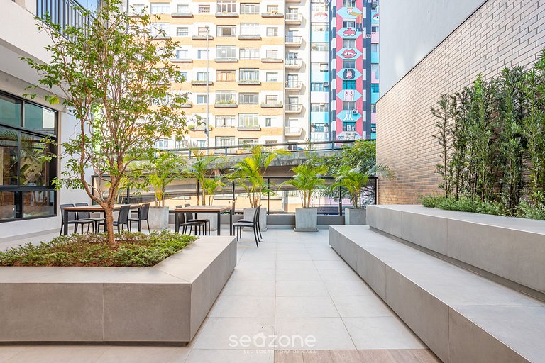 Belo studio com jacuzzi em São Paulo ISC1511