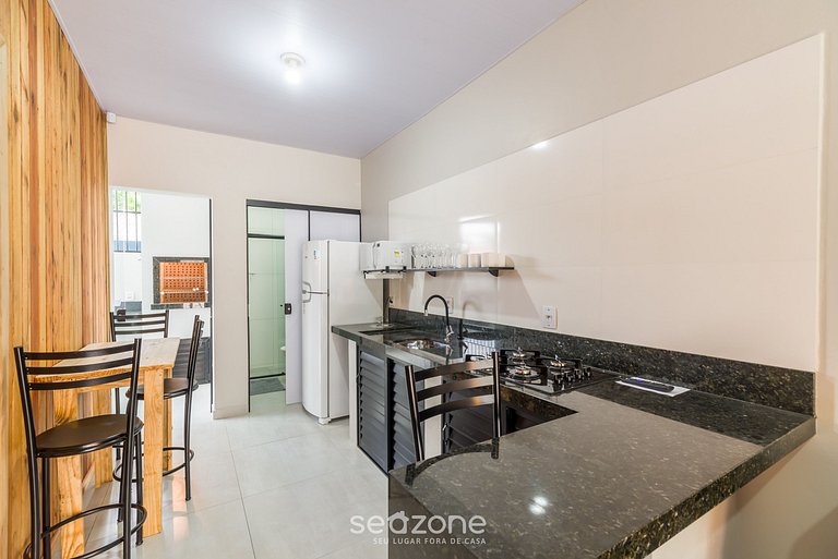 Casa 2D c/ parrilla 270m de la playa RUC0002