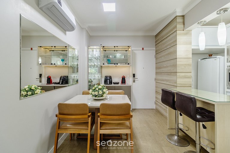 Apto con parrilla cerca de la UFSC PZD0403