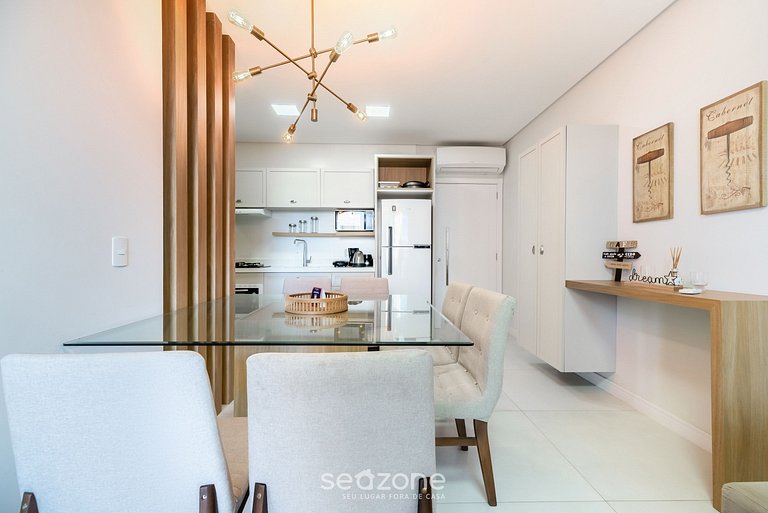 Apto 2Q c/ churrasq. 300m da Praia DRL0103