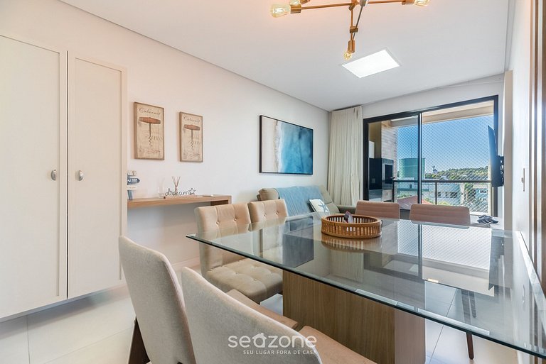 Apto 2Q c/ churrasq. 300m da Praia DRL0103