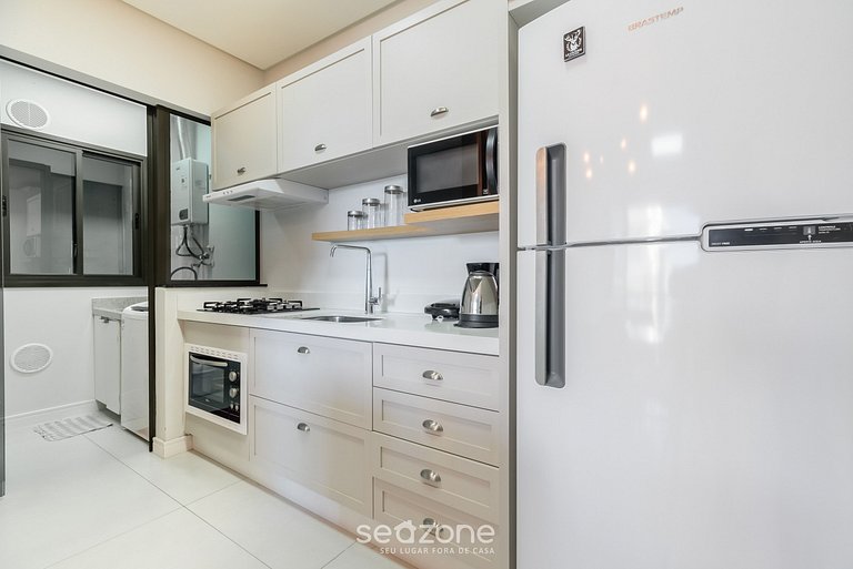 Apto 2Q c/ churrasq. 300m da Praia DRL0103