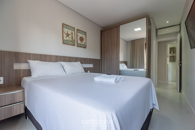 Apto 2Q c/ churrasq. 300m da Praia DRL0103