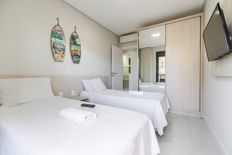 Apto 2Q c/ churrasq. 300m da Praia DRL0103