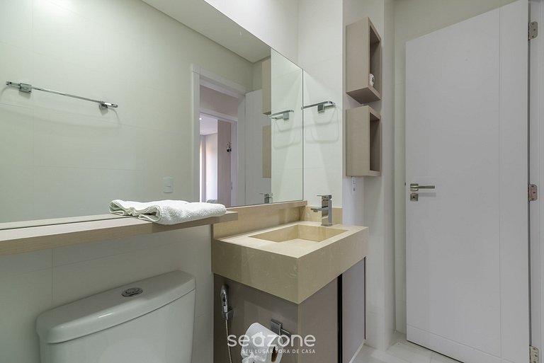 Apto 2Q c/ churrasq. 300m da Praia DRL0103