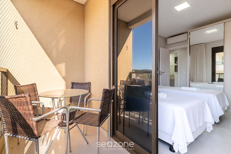 Apto 2Q c/ churrasq. 300m da Praia DRL0103