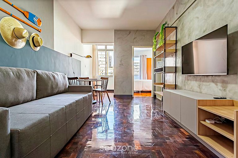 Estudio nuevo y moderno en el centro de Florianópolis