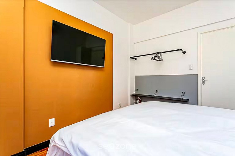 Estudio nuevo y moderno en el centro de Florianópolis