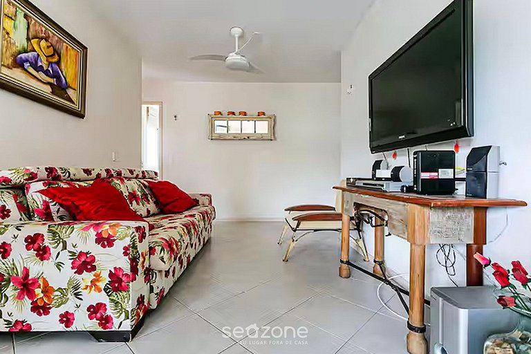 Apto lindo e aconchegante centrinho Jurere