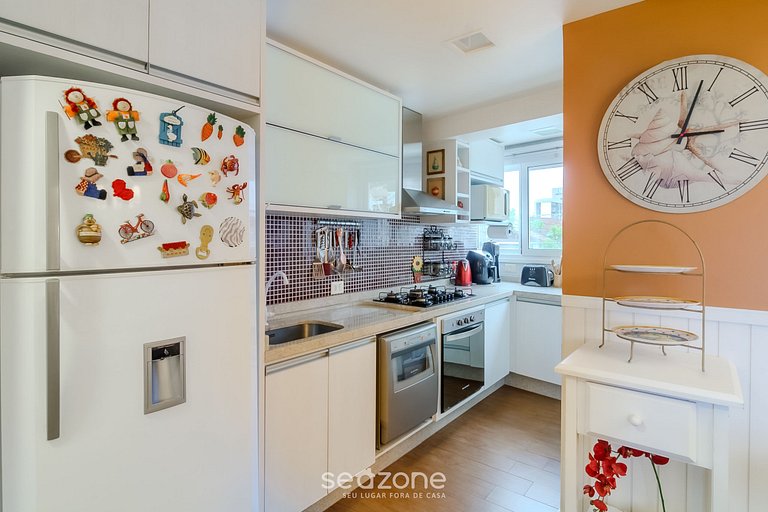 Dpto 3 hab a metros del mar c/ cochera NRA0490