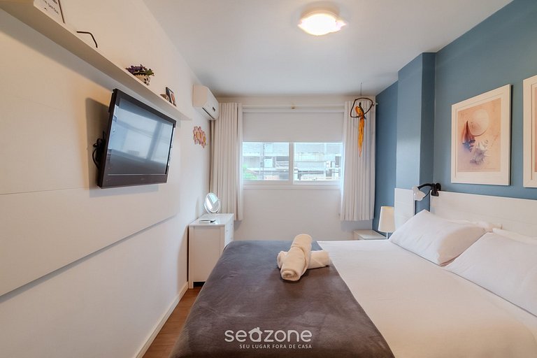 Dpto 3 hab a metros del mar c/ cochera NRA0490