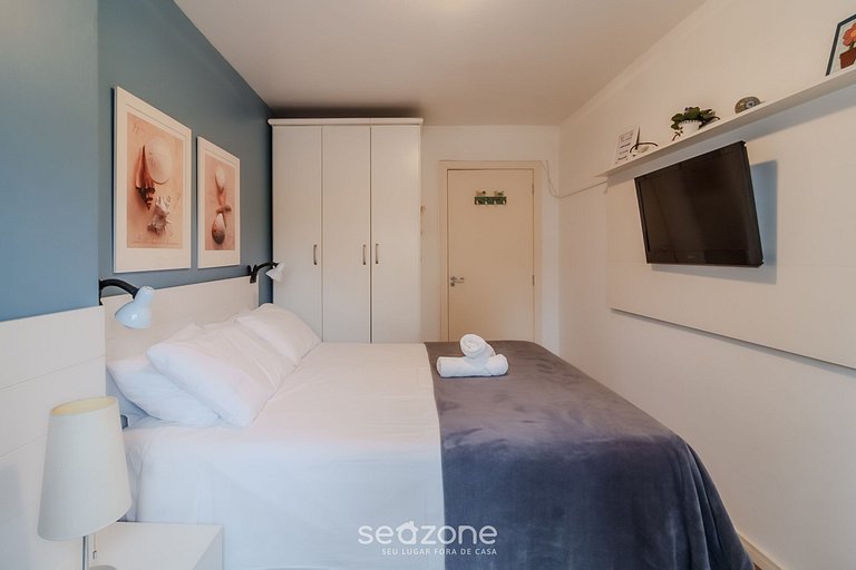 Dpto 3 hab a metros del mar c/ cochera NRA0490