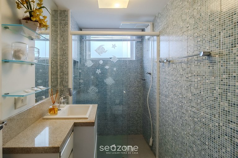 Dpto 3 hab a metros del mar c/ cochera NRA0490