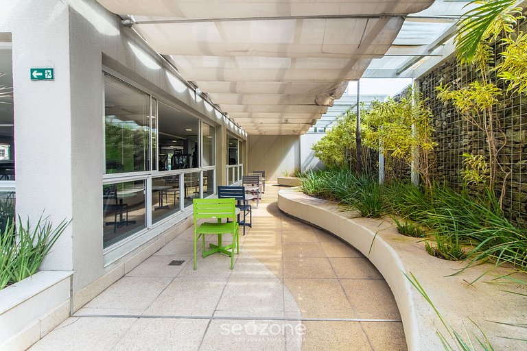 Flat en cond. con gimnasio, Setor Bueno - TXP1406