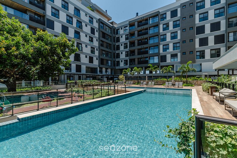 Apartamen moderno vista al lago en Jurerê VLO0414