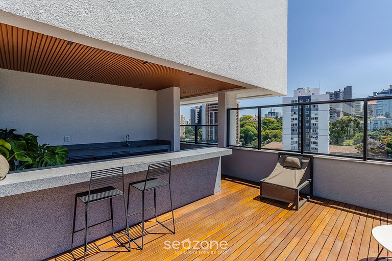 Studio Charmoso c/ piscina em POA GRB0917