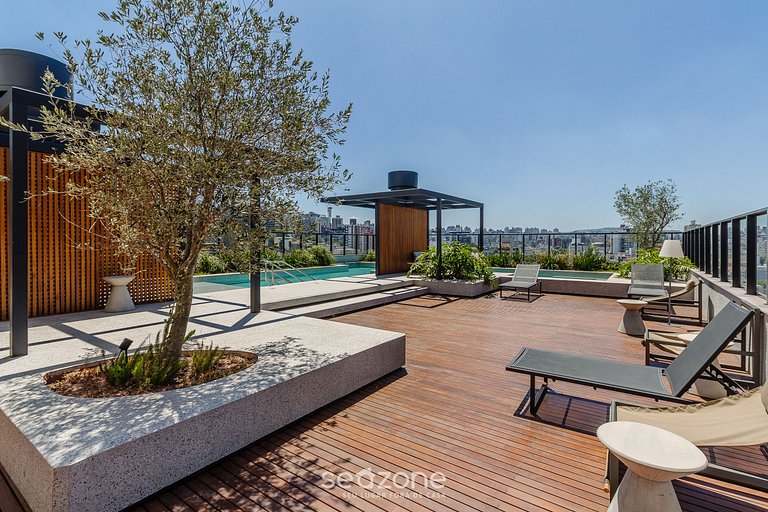 Studio Charmoso c/ piscina em POA GRB0917