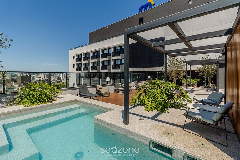 Studio Charmoso c/ piscina em POA GRB0917