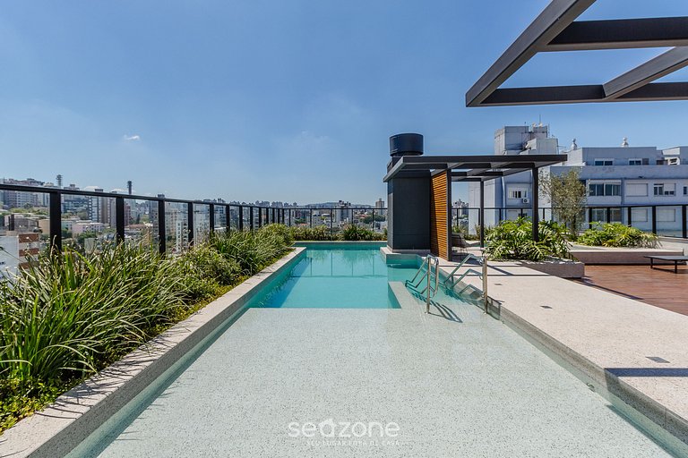 Studio Charmoso c/ piscina em POA GRB0917