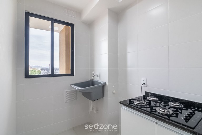 Apto 2Q c/ churrasq. próx. da Praia MCB0706