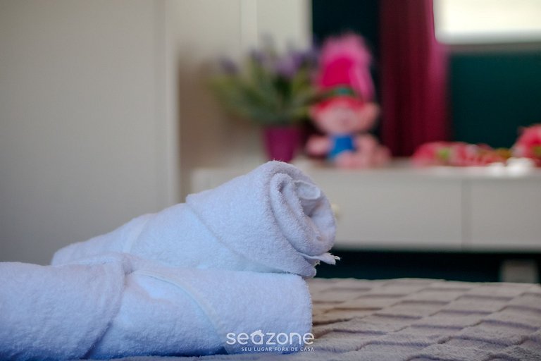 Apto 2Q temático Arco-Íris c/ churrasq OBP0301