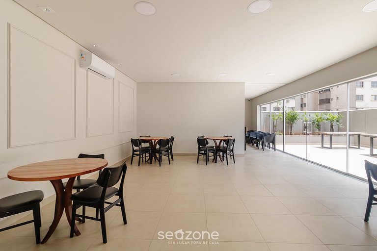 Studio Espaçoso em Cond. c/ Piscina RBN2406