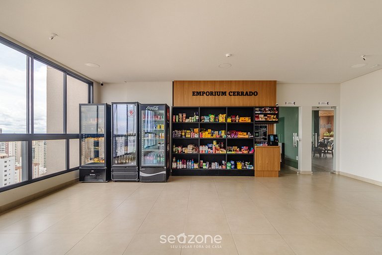 Studio Espaçoso em Cond. c/ Piscina RBN2406