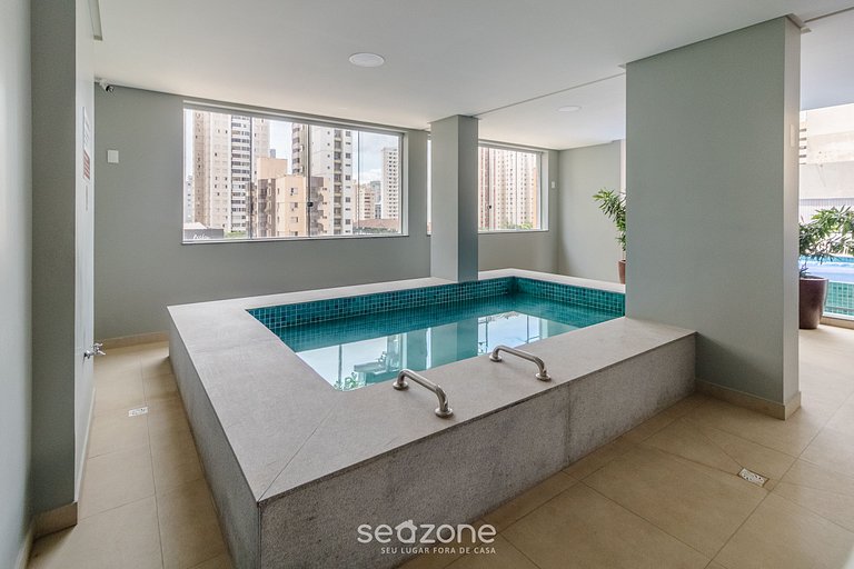 Studio em cond. c/ piscina e vista RBN2106