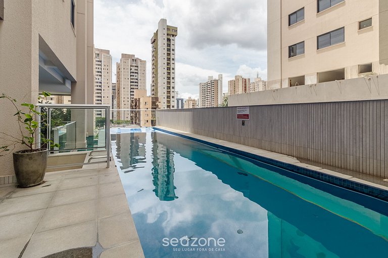 Studio em cond. c/ piscina e vista RBN2106