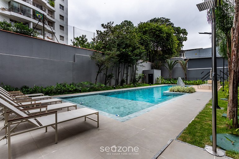 Apartamento con piscina en Pinheiros-SP VBP1805