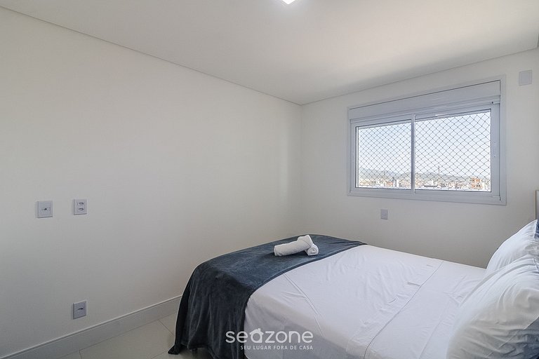 Apto vista mar c/ churrasq. 50m - SHC1106