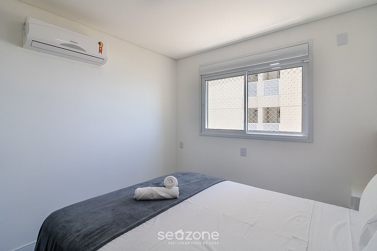 Apto vista al mar c/ parrilla 50m - SHC1106