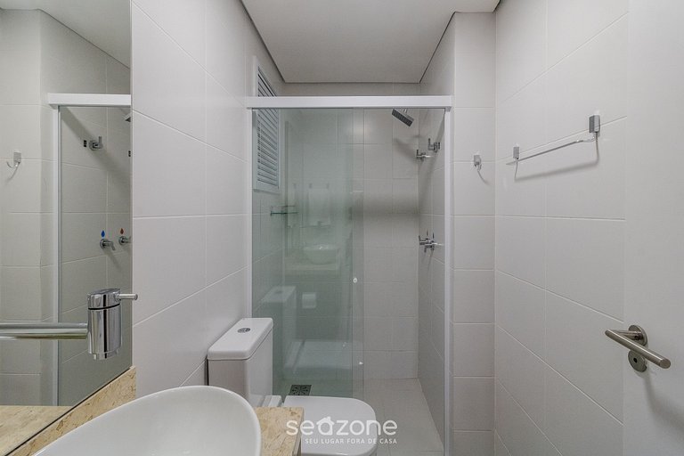 Apto vista al mar c/ parrilla 50m - SHC1106