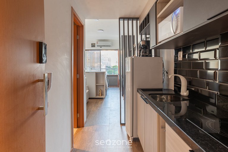 Studio en Barra con piscina, 750 m del mar EUB0902