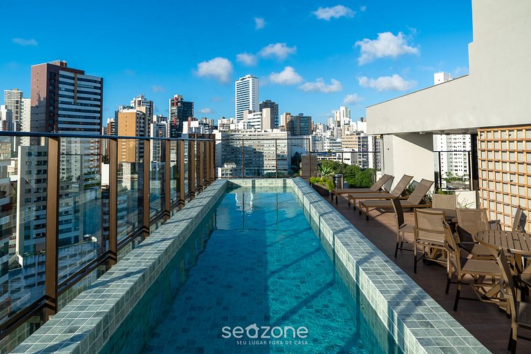 Apto en Condo c/ Piscina en Barra EUB1006