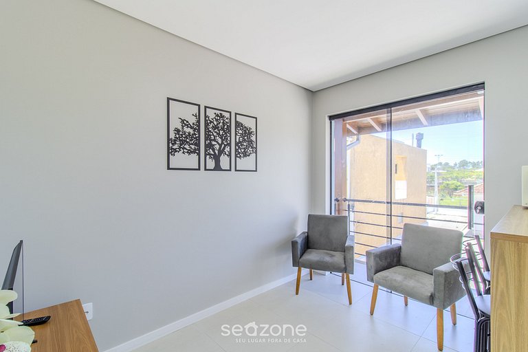 Apto c/ garagem 400m das Dunas - Ingleses SLC0202