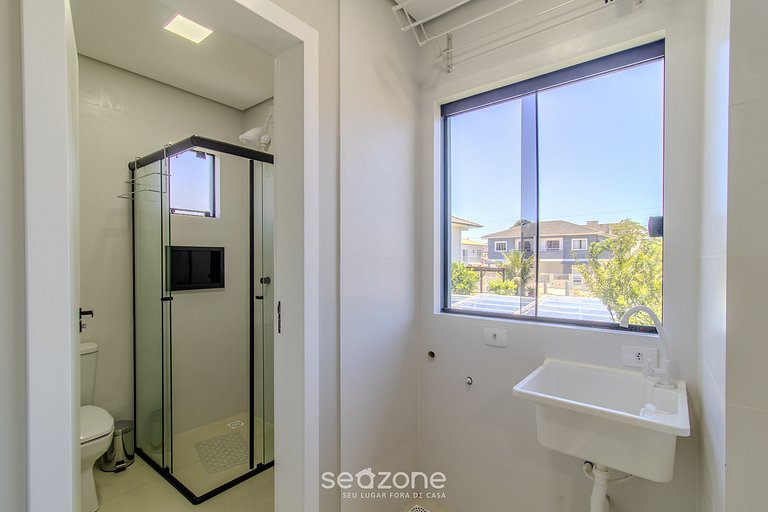 Apto c/ garagem 400m das Dunas - Ingleses SLC0204