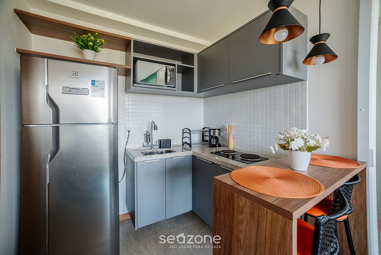 Ap c/vista al mar en cond. c/gim y piscina SOA0608