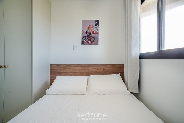 Ap c/vista al mar en cond. c/gim y piscina SOA0608