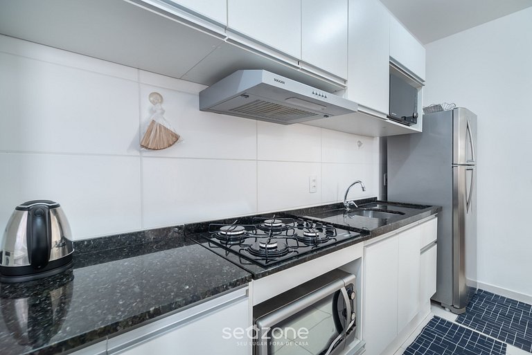 Apt frente mar com varanda Itajubá VAC0201