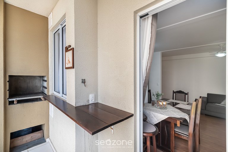 Apt frente al mar con balcón Itajubá VAC0201