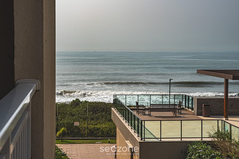 Apt frente al mar con balcón Itajubá VAC0201